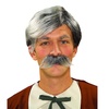 image:imageRubies Geppetto Wig amp Moustache for Adults No SizeGrey