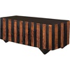image:imageRubies Green Tinsel Fringe Table Skirt Dcor for Adults Unisex 144 x 29 RectangularOrangeBlack
