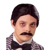 image:imageRubies at Party City The Addams Family Gomez Addams Wig and Mustache Kit for Adults Mens No SizeMulticolored