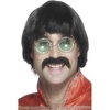 image:imageSmiffys Mens 70s Mersey Wig and Tash Short StyledBlack