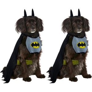 image:imageDC Comics Superheroes Batman Pet Costume for Dogs or Cats by Rubies LargeExtra Large Pack of 2