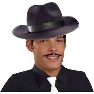 image:imageForum Novelties Mens Human Hair Gangster MustacheBlack