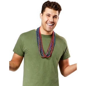 image:imageRubies Adult 24Pack Rainbow Beads One Size