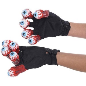 image:imageRubies Costume Mens Beetlejuice Adult Gloves with EyeballsMulti