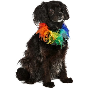 image:imageRubies Decorative Rainbow Pet Collar for Dogs or Cats SMLargeXLarge