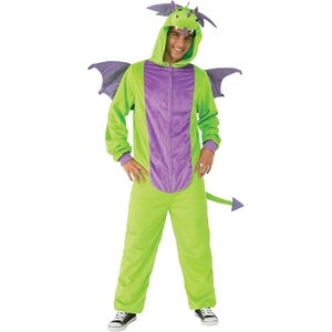 image:imageRubies Lion Comfywear Hooded Jumpsuit for Adults UnisexDragon