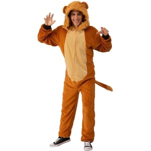 image:imageRubies Lion Comfywear Hooded Jumpsuit for Adults UnisexLion