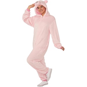image:imageRubies Lion Comfywear Hooded Jumpsuit for Adults UnisexPig