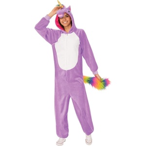 image:imageRubies Lion Comfywear Hooded Jumpsuit for Adults UnisexUnicorn