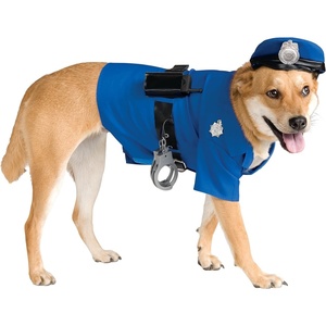 image:imageRubies Police Officer Pet Costume for Dogs or Cats XLLarge Pack of 1