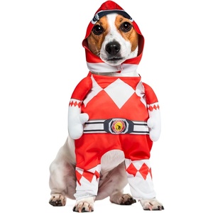 image:imageRubies Power Rangers Mighty Morphin Red Ranger Pet Costume for Dogs or Cats SmallMedium