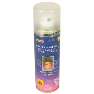 image:imageRubies Silver Glitter Haircolor Costume Hairspray for Adults Unisex 3 OunceUnscented