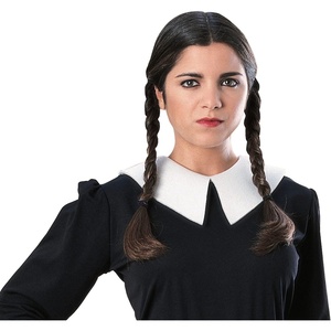 image:imageRubies The Addams Family Wednesday Addams Wig for Adults Womens No Size