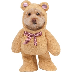 image:imageRubies Walking Teddy Bear Pet Costume for Dogs or Cats MediumBrown