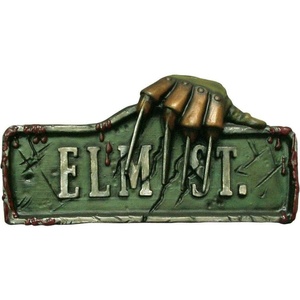 image:imageRubies at Party City A Nightmare On Elm Street Freddy Krueger Vacuform Sign for Adults Unisex One Size