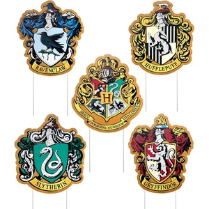 image:imageRubies at Party City Harry Potter Hogwarts House Crest Dcor Set for Adults Unisex One Size