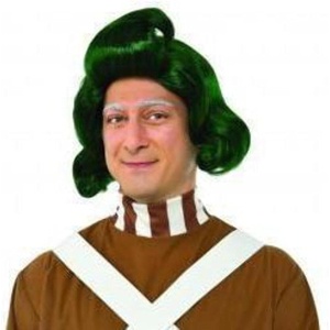 image:imageRubies at Party City Willy Wonka and the Chocolate Factory Oompa Loompa Wig for Adults Mens No Size
