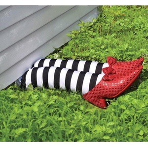 image:imageRubies at Party City Wizard of Oz Wicked Witch 18Inch Prop Legs for Adults Unisex StandardStandard