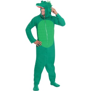 image:imageSmiffys Mens Crocodile Costume Hooded All in One Party Animals Serious Fun Size L 23631