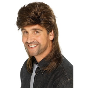 image:imageSmiffys Mens Mullet WigBrown