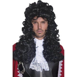 image:imageSmiffys Mens Pirate Captain Wig Long and CurlyBlack