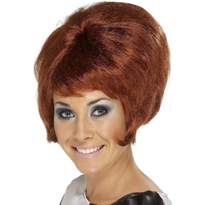 image:imageSmiffys Womens 60s Beehive Wig ShortAuburn