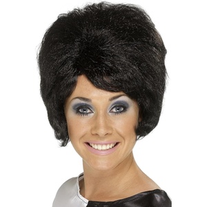 image:imageSmiffys Womens 60s Beehive Wig ShortBlack