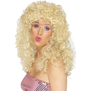 image:imageSmiffys Womens Boogie Babe Wig Blonde Long CurlyBlonde