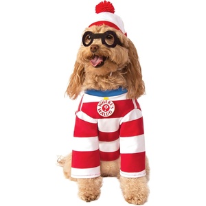image:imageWheres Waldo Waldo Pet Costume for for Dogs or Cats by Rubies LargeRedWhite