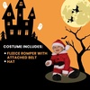 image:imageRubies Costume Co Babys Fleece Santa Romper Costume and HatRed