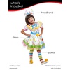image:imageRubies Little Clown Girl Costume for Toddlers Girls 4T2T