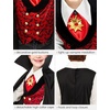 image:imageRubies Vampire Costume Shirt with Light Up Necklace and Cape for Kids Boys LargeBlack