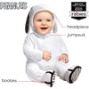 image:imageRubies babyboys Peanuts Snoopy Costume Jumpsuit Hat and BootiesWhite