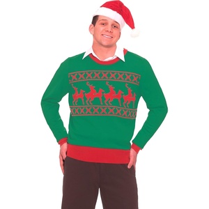 image:imageForum Novelties Adult All Wrapped Up Red Ugly Christmas SweaterGreenRed