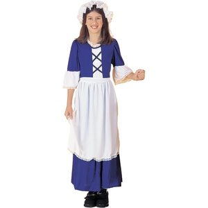 image:imageRubies Colonial Girl Costume Dress for Kids Girls MediumXLarge