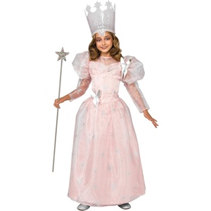 image:imageRubies at Party City The Wizard of Oz Glinda Deluxe Costume for Kids Girls CostumeOne Color
