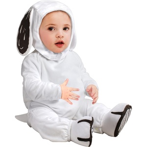 image:imageRubies babyboys Peanuts Snoopy Costume Jumpsuit Hat and BootiesWhite