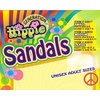 image:imageRubies Hippie Sandals Costume Accessory Shoes for Adults Unisex SmallBlack
