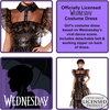 image:imageRubies at Party City Wednesday TV Series Costume for Kids Girls CostumeRave n Dance Dress