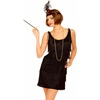image:imageForum Novelties Roaring 20s Flapper Dress and Headband CostumeBlack
