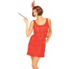 image:imageForum Novelties Roaring 20s Flapper Dress and Headband CostumeRed
