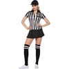 image:imageForum Womens Sexy Referee Costume with Matching Knee HighsBlackWhite