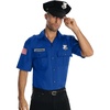 image:imageRubies Costume Heroes And Hombres Police Uniform Shirt And Hat CostumeBlue
