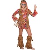 image:imageRubies Peace Lovin Hippie Costume for Kids Girls MediumMedium