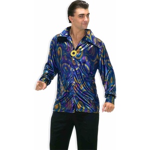 image:imageForum Novelties Mens 70s Disco Dynamite Dude Costume ShirtMulticolored