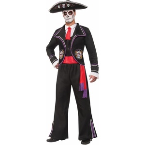 image:imageForum Novelties Mens Day Of Dead Mariachi Macabre CostumeBlack