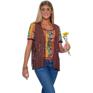 image:imageForum Novelties Womens 60s Hippie Vest Costume AccessoryBrown