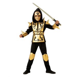 image:imageRubies Childs Gold Ninja Costume MediumLarge