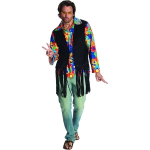 image:imageRubies Costume Heroes And Hombres Adult Flower Power Costume VestMulticolored