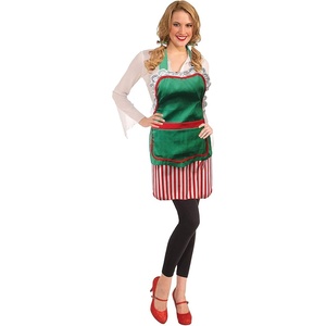 image:imageRubies Costume Womens Clausplay Santas Helper ApronMulticolored